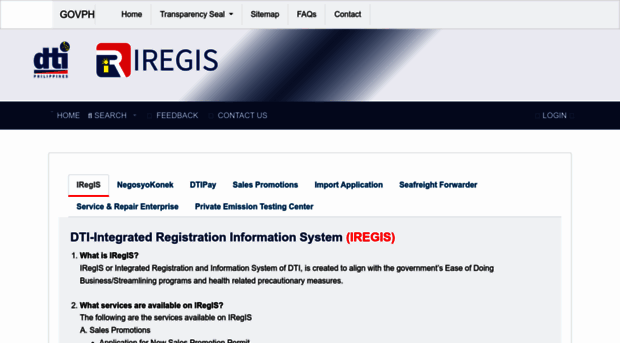 iregis.dti.gov.ph