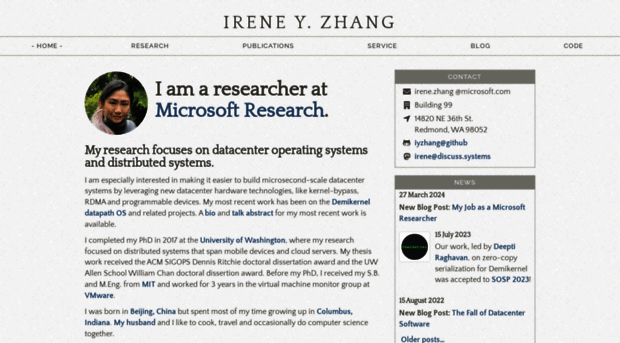 irenezhang.net