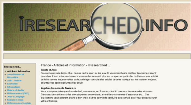 iresearched.info