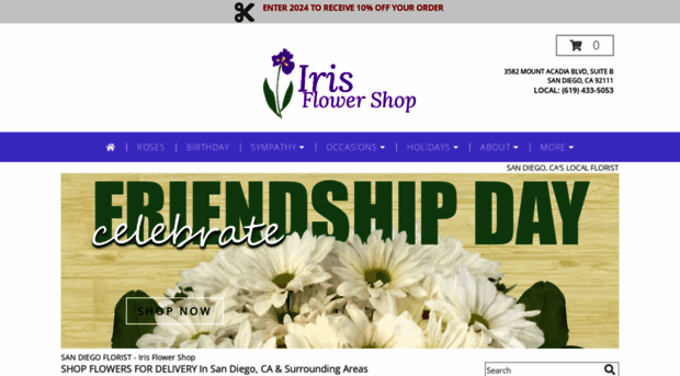 irisflowershopsandiego.com