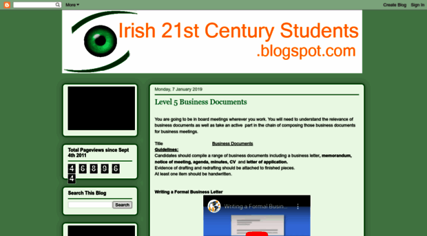 irish21stcenturystudents.blogspot.ie