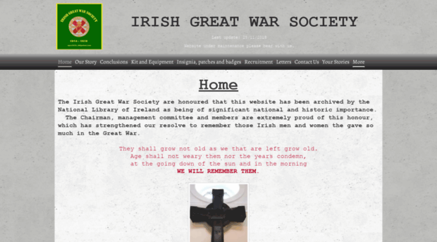 irishgreatwarsociety.com