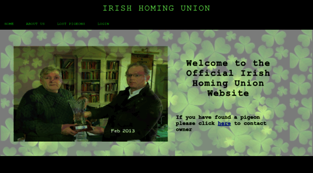 irishhomingunion.com