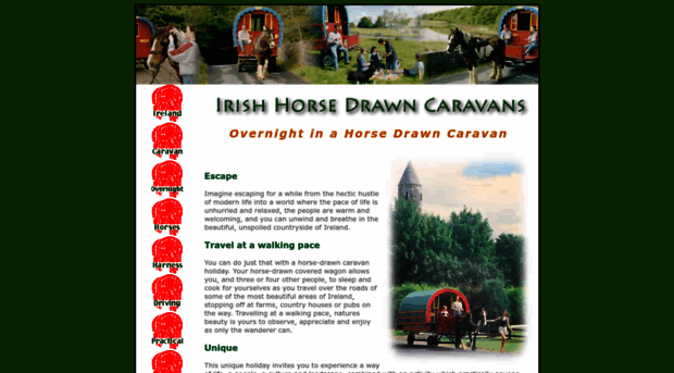 irishhorsedrawncaravans.com