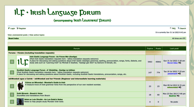 irishlanguageforum.com