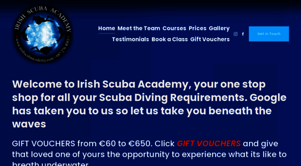 irishscubaacademy.com