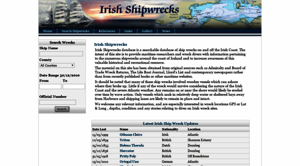 irishshipwrecks.com