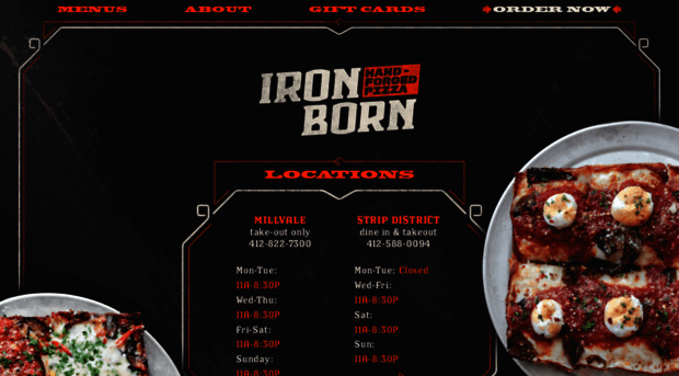 ironbornpizza.com