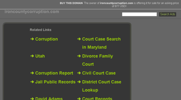 ironcountycorruption.com