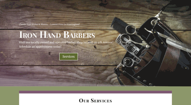 ironhandbarbers.com