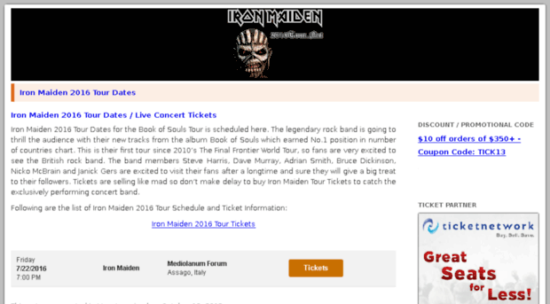 ironmaiden2016tour.net