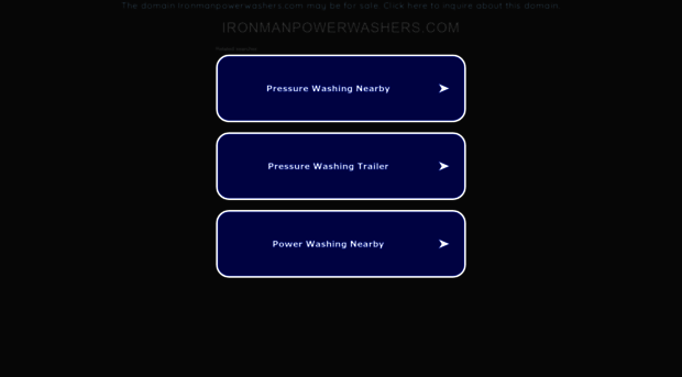 ironmanpowerwashers.com
