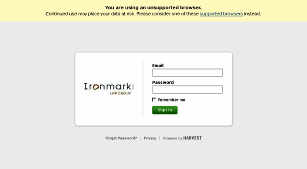 ironmarklaw.harvestapp.com