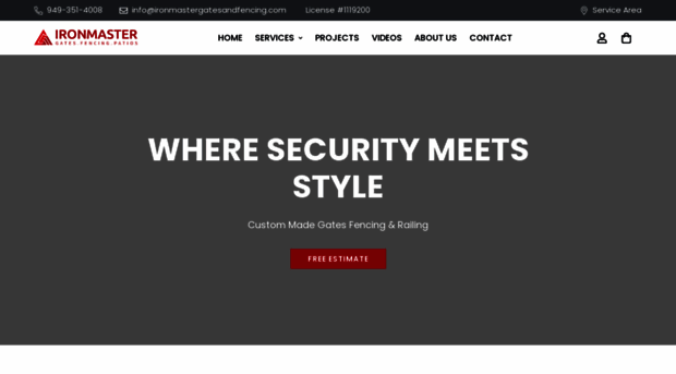 ironmastergatesandfencing.com