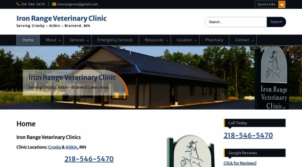 ironrangevetclinic.com