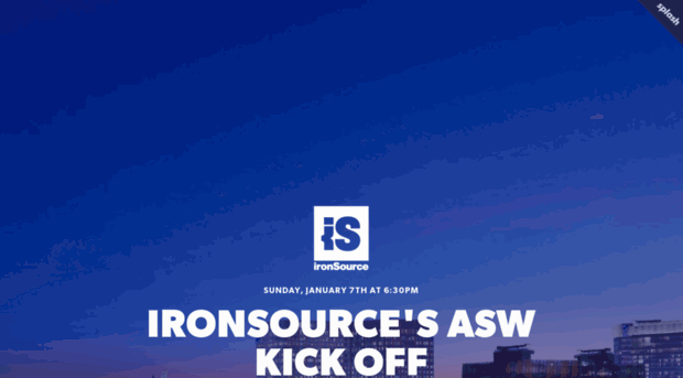 ironsourcesaswkickoff.splashthat.com