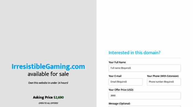 irresistiblegaming.com