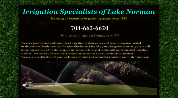 irrigationspecialistslakenorman.com