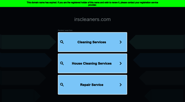 irscleaners.com