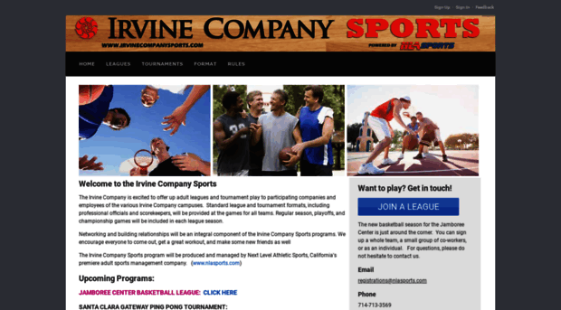 irvinecompanysports.leagueapps.com