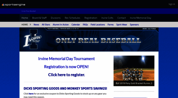 irvineponybaseball.sportngin.com