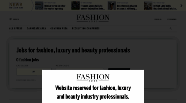 is.fashionjobs.com