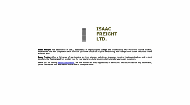 isaacfreight.ca