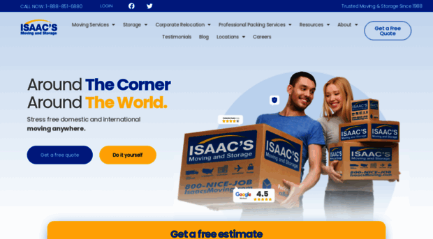 isaacsmoving.com