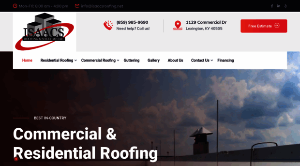 isaacsroofing.net