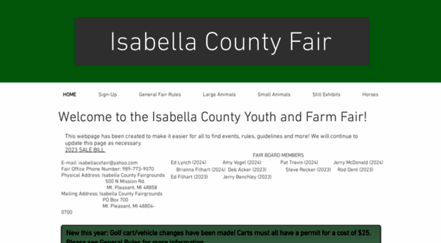 isabellacountyfair.com