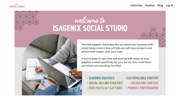 isagenixsocialstudio.mykajabi.com