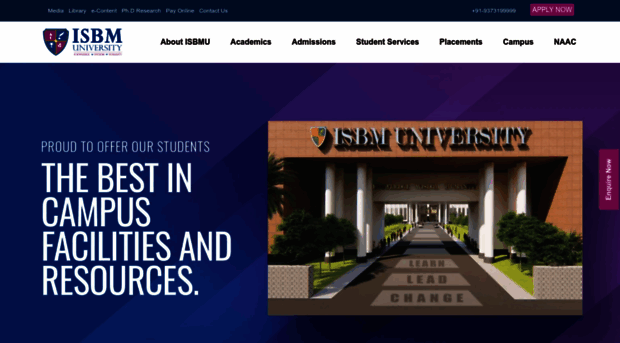 isbmuniversity.ac.in - ISBM University - PG Programs ... - ISBM University