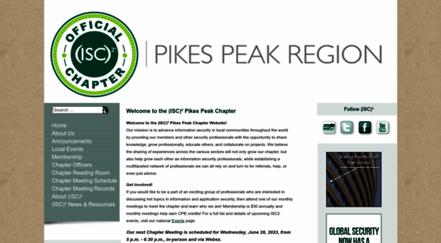 isc2chapter-pikespeak.org