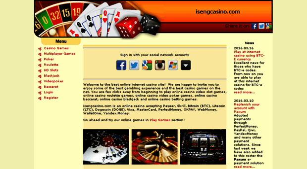 isengcasino.com