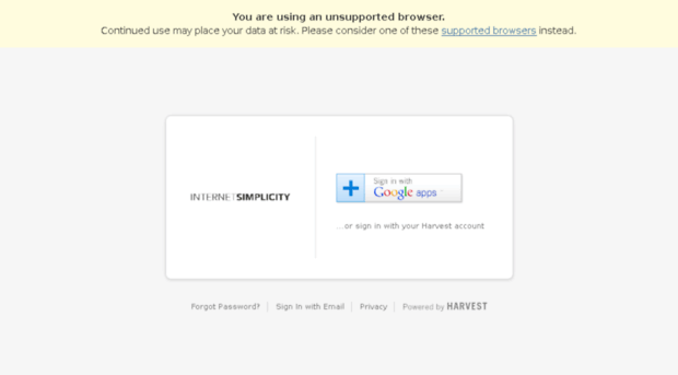 isimple.harvestapp.com