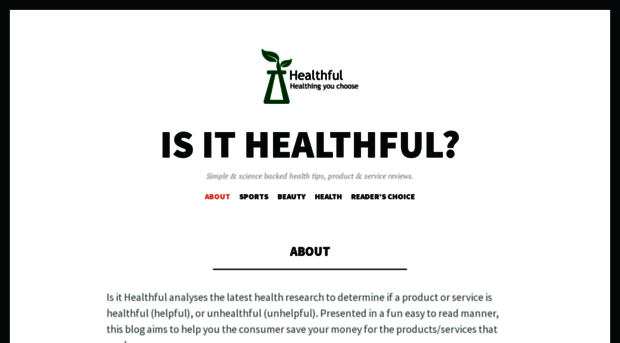 isithealthful.wordpress.com