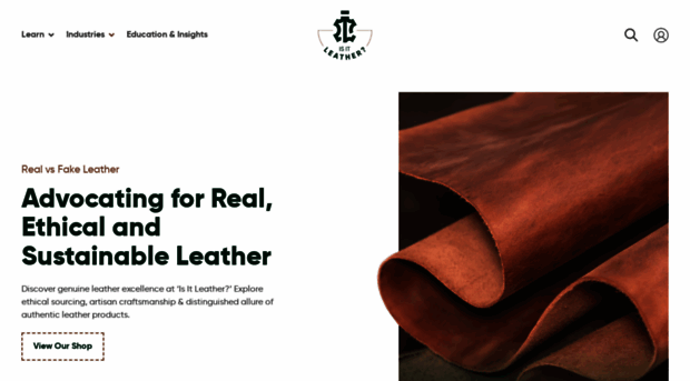 isitleather.com