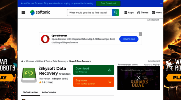 iskysoft-data-recovery.en.softonic.com