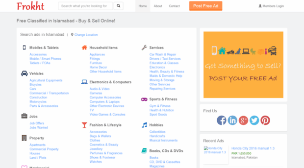 islamabad.frokht.com