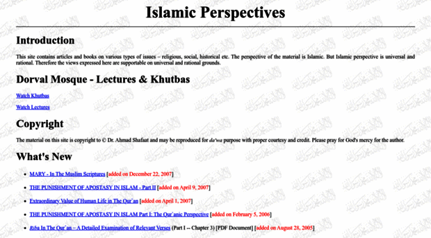 islamicperspectives.com