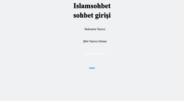 islamsohbet.org