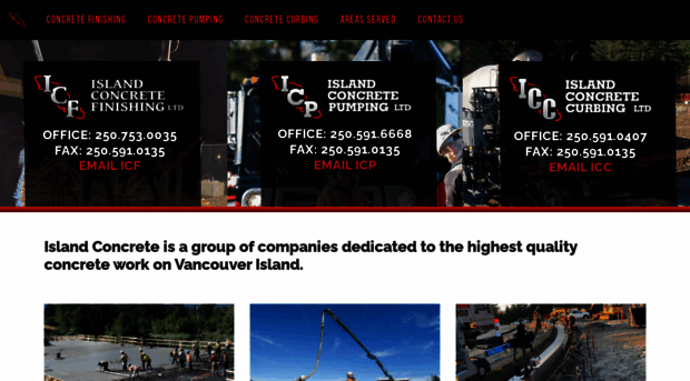 islandconcretenanaimo.com