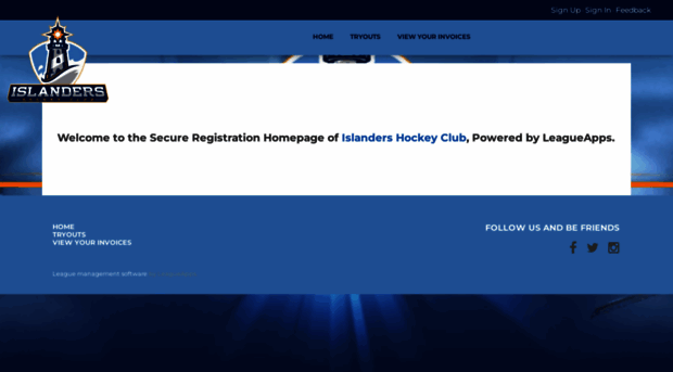 islandershockeyclub.leagueapps.com