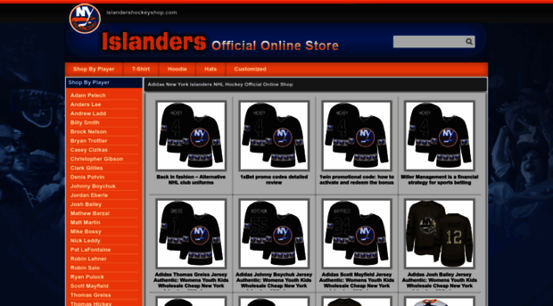 islandershockeyshop.com