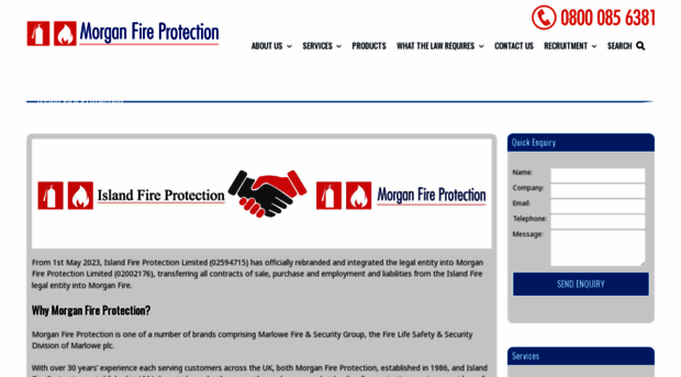 islandfireprotection.co.uk