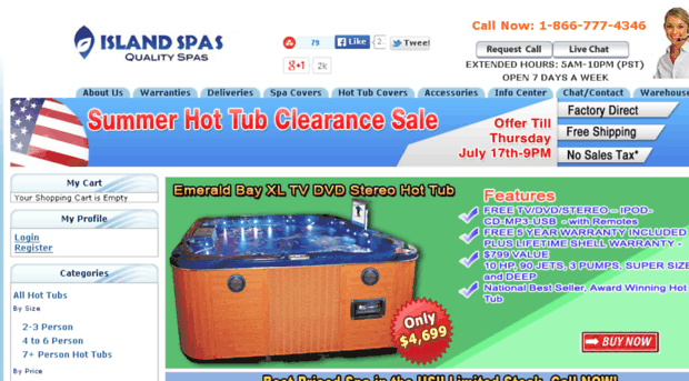 islandspasandhottubs.com