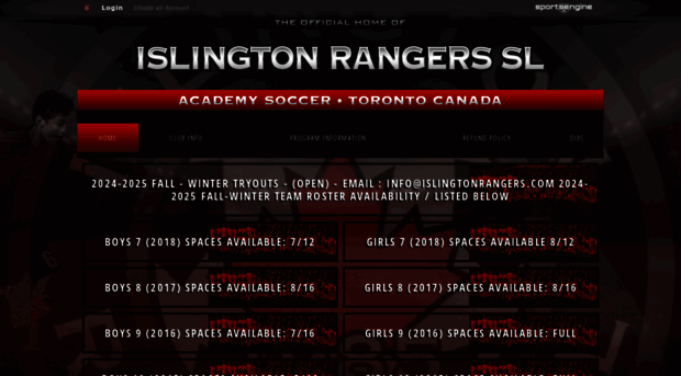 islingtonrangers.com