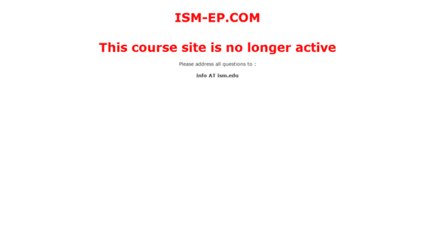ism-ep.com