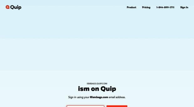 ismbags.quip.com