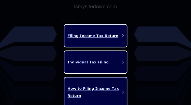 ismysitedown.com